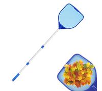 Qidures Retino per Piscina, Rete A Maglia Fine dello Skimmer, Schiumatoi per Piscina con Asta in Alluminio da 132cm, Retinas Raccogli Foglie Skimmer per Piscina PerPiscina Foglie E Detriti