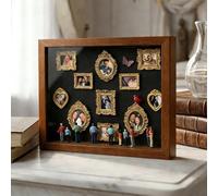 Qidures Scatola Fai Da Te Con Silhouette Mini Museo Per amicis Di Coppie