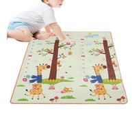 Qidures Tappeti Gioco Per Sala Giochi Bambini | Tappeto Educativo Antiscivolo,Tappetino Interattivo Doppia Faccia Per Attività Sensoriale Asilo Praticare Gattonamento Scuola Materna Interno Esterno