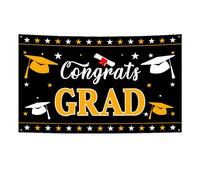 Qiebenav Banner di laurea classe del 2024 laureati Banner 2024 laurea banner sfondo congratulazioni classe laurea decorazione J 180 cm