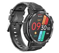 Qiebenav C22 Smartwatch elettronico BT Chiama più modalità sportive Orologio digitale da 1,6 pollici Comodo sport all'aperto indoor Nero