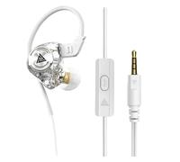 Qiebenav Dotato di tecnologia di cancellazione del rumore Unità audio dinamica di fascia alta Auricolare Certo Ecco un titolo del prodotto per l'elenco di cuffie cablate in-ear Mic Bianco