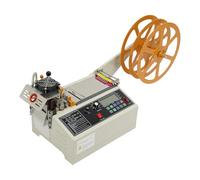 QIERF Affettatrice digitale a freddo e a caldo, larghezza automatica, 400 W, larghezza di taglio 1-98 mm, 110 pezzi/min, display LCD, pulsante di arresto di emergenza