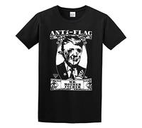 QIESHEOK Anti Flag Mr Motherfucker Unisex 100% Cotton Short-Sleeve T-Shirts Black XXL