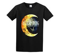 QIESHEOK As I Lay Dying Shadows Are Security Unisex 100% Cotton Short-Sleeve T-Shirts Black XXL