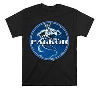 QIESHEOK Falkor Never Ending Story T-Shirt Cool T Shirt Men Tshirt S