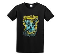 QIESHEOK George Clinton & Parliament Funkadelic Vintage Unisex 100% Cotton Short-Sleeve T-Shirts Black XXL