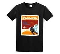 QIESHEOK Joe Bonamassa Driving Towards The Daylight Unisex 100% Cotton Short-Sleeve T-Shirts Black S