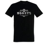 QIESHEOK Monet's I 13 Zeichen Symbol Reasons Cafe Schild Why Hannah Diner Unisex 100% Cotton Short-Sleeve T-Shirts Black L