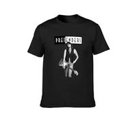 QIESHEOK Pretenders Chrissy Hynde Hip Hop Unisex 100% Cotton Short-Sleeve T-Shirts Black XXXL