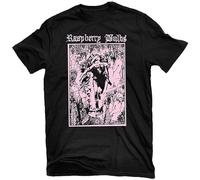 QIESHEOK Raspberry Bulbs Before The Age of Mirrors Unisex 100% Cotton Short-Sleeve T-Shirts Black S