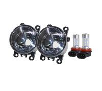 QIFANB Fendinebbia Auto Per Fiat Per Panda 500 Per Sedici 500L Per Doblò Gruppo Ottico Fendinebbia H11 Paraurti Anteriore Auto A LED Luce Diurna(Fog Light)