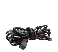 QIFANB Fendinebbia Auto Per Fiat Per Panda 500 Per Sedici 500L Per Doblò Gruppo Ottico Fendinebbia H11 Paraurti Anteriore Auto A LED Luce Diurna(Harness Wire)