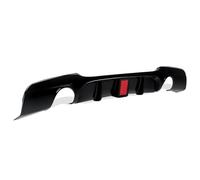 QIFANB Paraurti Posteriore Labbro Diffusore Posteriore Doppio Tubo di Scarico per BMW per 3ER E90 E91 330 335is 2005 2006 2007 2008 2009-2013 Alette del Diffusore Posteriore