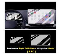 QIFANB Pellicola Protettiva Per Schermo LCD HD Opaco Per Navigazione GPS Per Auto, Antigraffio ID.UNYX 2024 2025 Proteggi Schermo GPS(2PC SD-Matte Scree)