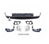 QIFANB per Benz per W207 C207 Coupe E200 E250 E300 E350 2014-2015 Silenziatore Scarico Punta Tubo Paraurti Posteriore Diffusore Labbro Alette del Diffusore Posteriore