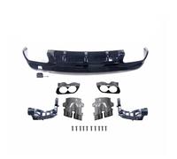 QIFANB per Benz per W207 C207 Coupe E200 E250 E300 E350 2014-2015 Silenziatore Scarico Punta Tubo Paraurti Posteriore Diffusore Labbro Alette del Diffusore Posteriore