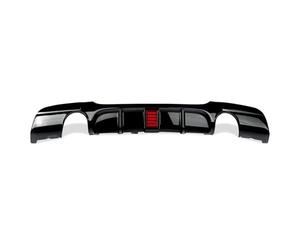 QIFANB per BMW per 3ER E90 E91 330 335is 2005 2006 2007 2008 2009 2010 2011 2012 2013 DIFFUSORE Posteriore Doppio Tubo di Scarico Alette del Diffusore Posteriore