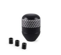 QIFANB Pomello Del Cambio In Alluminio Generale Per Manuale Per Leva Accessori Per Interni Auto Pomello Leva Cambio(Nero)