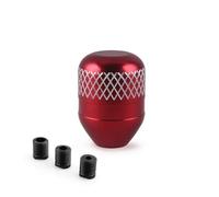 QIFANB Pomello Del Cambio In Alluminio Generale Per Manuale Per Leva Accessori Per Interni Auto Pomello Leva Cambio(Rosso)