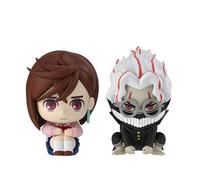 Qigmhua 2 pezzi Ayase Momo Okarun Figura Anime Ayase Momo Look Up Figura Modello Statua Takakura Ken Figurine Desktop Ornamenti Da Collezionismo Regalo 4 cm