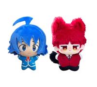 Qigmhua Anime, peluche Iruma/Asmodeus Alice/Valac Clara, morbido imbottitura, 10 cm, per borsa da scuola, divano, camera da letto