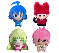 Qigmhua Anime, peluche Iruma/Asmodeus Alice/Valac Clara, morbido imbottitura, 10 cm, per borsa da scuola, divano, camera da letto