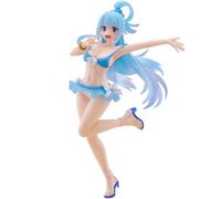 Qigmhua Aqua Swimsuit Figure An Explosion On This Wonderful World Action Figures Aqua Model Manga Girl Statua 18 cm