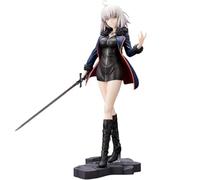 Qigmhua Fate Stay Night Figurine Joan of Arc con Sword Action Figure Anime Illustrazione Figurine Jeanne d'Arc Statua 25 cm Modello in piedi