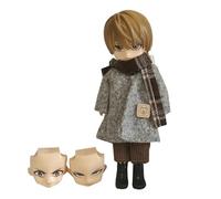 Qigmhua Light Yagami/L Figura Modello Anime Action Figure Light Yagami Personaggi Mobili Volti Intercambiabili 14cm