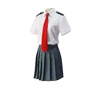 Qigmhua MHA Costume cosplay Bakugou Katsuki Midoriya Izuku, uniforme scolastica giapponese Uraraka Ochako, cosplay, set completo per Halloween, costume da uomo e donna
