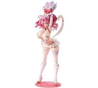 Qigmhua NyanNyan Girl-Wrestler Casey Figura Kimono Anime, Illustrazione Bambina Originale Painting Statua Stand Pose Modello 32 cm Desktop da collezione