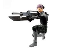 Qigmhua Statua anime Narumi Gen Statua | Figure Anime Action Figure Narumi Gen Modello Tuta da Combattimento | 24 cm Figurine Lotta PVC