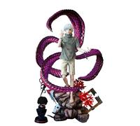 Qigmhua Statuetta anime Kaneki Ken modello viola - Statua in PVC da 35 cm con volti e accessori intercambiabili | Animale Figurine da collezione