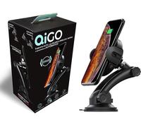 QiGO Supporto per auto per smartphone con ricarica wireless rapida da 10 W