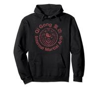 QiGong Meditazione Qi Gong Felpa con Cappuccio