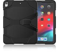 QIHANG Custodia iPad PRO 12.9 2018, Custodia Ibrida Antiurto Resistente Tre Strati Protettiva Case con Supporto & Proteggischermo Incorporato per iPad PRO 12.9 2018 (Nero)