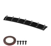 Qii lu alettone universale auto, Universal Car Rear Paraurti Chassis Shark Fin Spoiler Wing Lip Diffuser(L)
