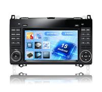 Qiiken Autoradio Android 15 da 7 pollici con chip Qualcomm per Mercedes-Benz W169 W245, Sprinter W906, Viano, Vito, Sprinter Radio con Canbus, supporto DAB, DVR, CVBS, TPMS