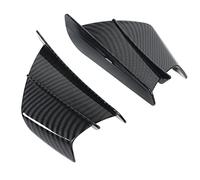 Qiilu 1 Paio Ala del per Moto Alette Aerodinamiche per Moto in Fibra di Carbonio Carenature Laterali Alette Universali Spoiler del Coperchio dell'ala della Carenatura Set di per