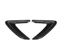 Qiilu 1 paio di adesivi per parafango laterale Coperchio dello sfiato laterale Auto Side Air Vent Cover Trim Parafango per Serie 3 F30 2012-2016 plastica ABS