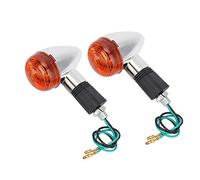 Qiilu 1 paio di indicatori di direzione per moto Super Bright Turn Signal Light universale per SUV / moto tutti i modelli