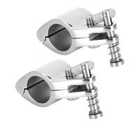 Qiilu 2 PZ Universal in Acciaio inossidabile per Barche con Cerniera Superiore Scorrevole per Ganasce Accessori Marini Raccordo Hardware Marino Ganascia per Barca Incernierata Per Barche, Yacht (25mm)
