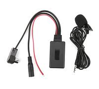 Qiilu Adattatore Bluetooth AUX per auto, cavo adattatore Bluetooth 5.0 AUX con microfono vivavoce adatto per Alpine CDA-9857 CDA-9886 CDA-117