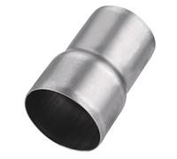 Qiilu adattatore scarico moto, QL06607 da 51mm a 60mm Connettore marmitta riduttore adattatore tubo di scarico in acciaio inox