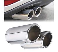 Qiilu Auto Terminali di Scarico Tubi sistemi, Coppia di terminali di Scarico per terminali di Scarico Auto per per 325i 328i