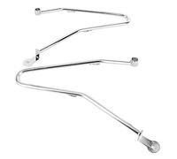Qiilu Barre di Supporto per Borse Laterali Staffa di Protezione di Montaggio Adatta per Borse Sella Bonneville T100 Thruxton 900powersports PCS Barre di Supporto per Borse (A