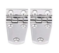 Qiilu Bisagra de puerta de Barco Marino de 2 piezas, scompartimento de escotilla de puerta empotrada de Acero Inox de 2.8 `` x 1.4 ''