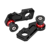 Qiilu Blocco tendicatena Pezzi Adatto per CBR650R/CB650R/CBR650F/CB650F tenditore del Rullo della Catena per impieghi gravosi Guida Universale del Motociclo Chopper della Bici