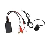 Qiilu Bluetooth AUX Module per Auto 2 Adattatore Cavo con Microfono Vivavoce Adattatore Modulo Bluetooth Adattatore per Cavo AUX-IN Adattatore per Musica Audio per Alpine per